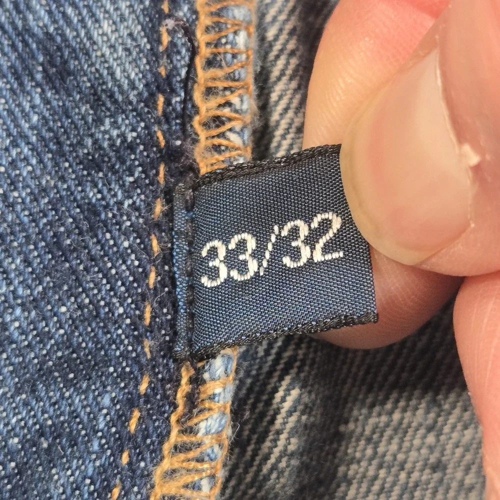 Polo Ralph Lauren Jeans Mens 33x31 (tag 33x32) Light Wash Blue Straight Denim